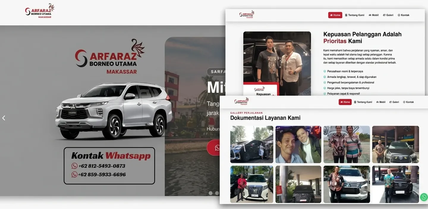 Sarfaraz Rent Car Makassar — Company Website